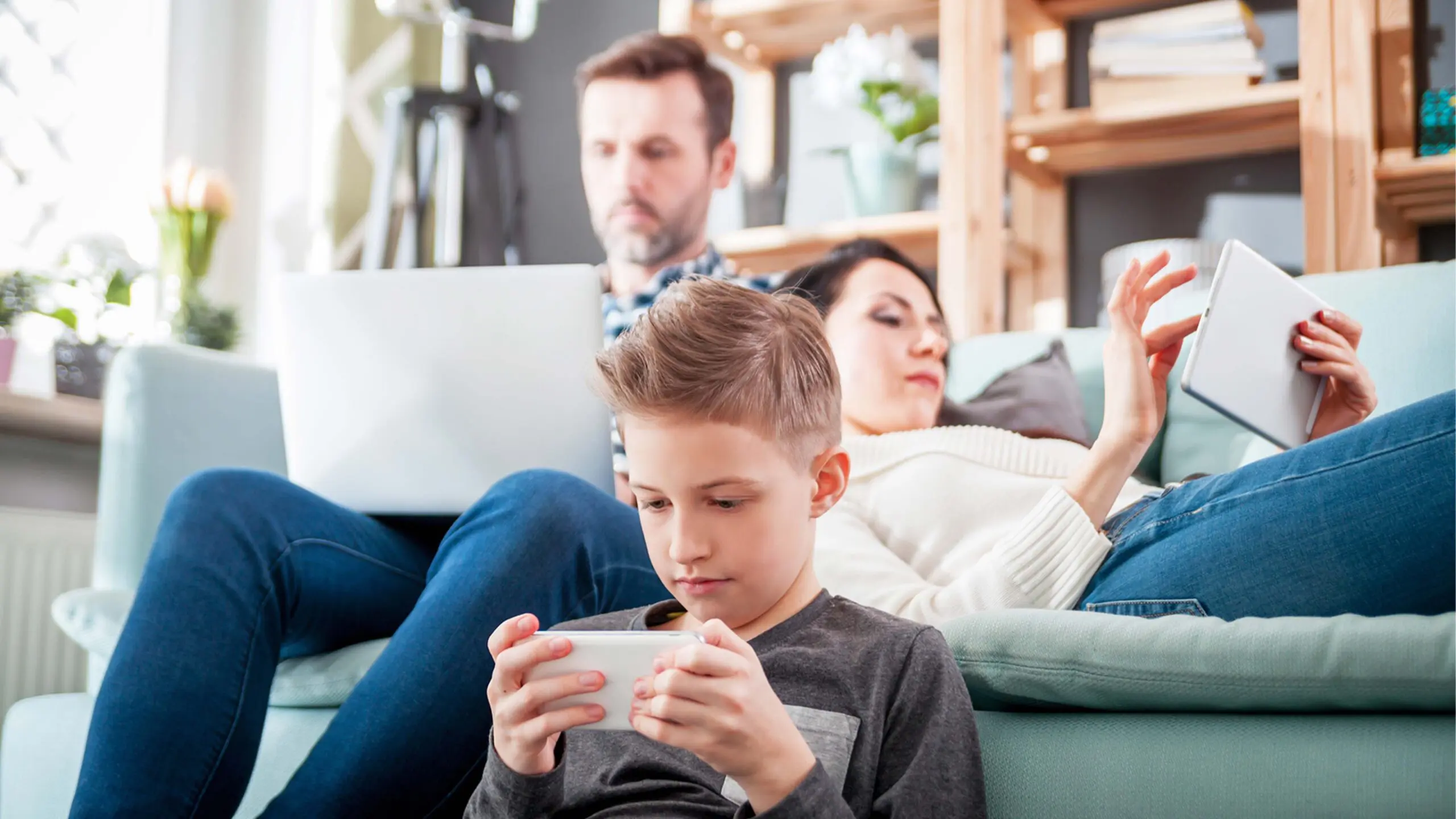 Family on devices