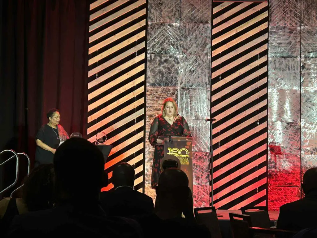 Meghan speaks at Urban League Centennial celebration