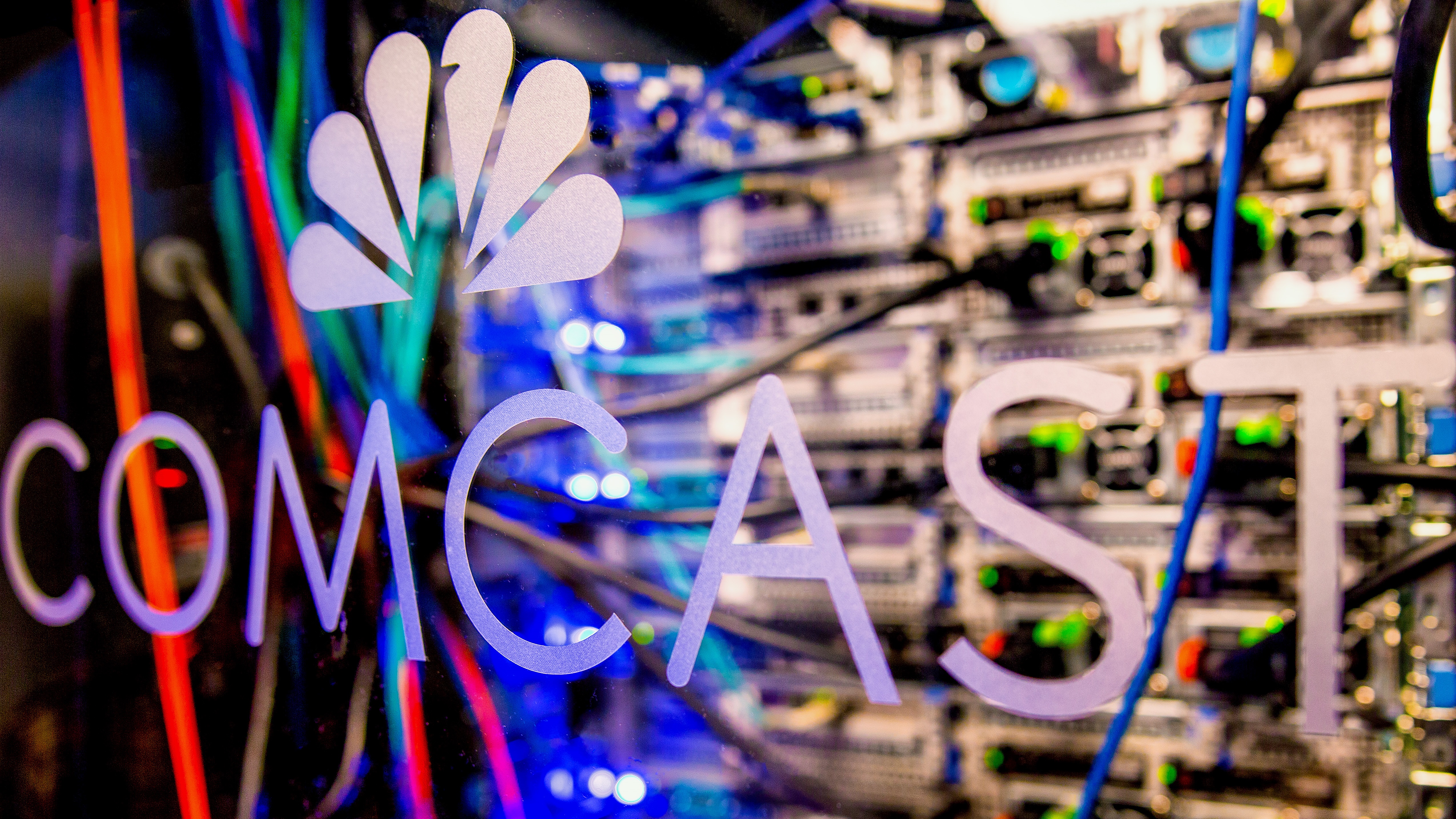 The server room at the Comcast Center.