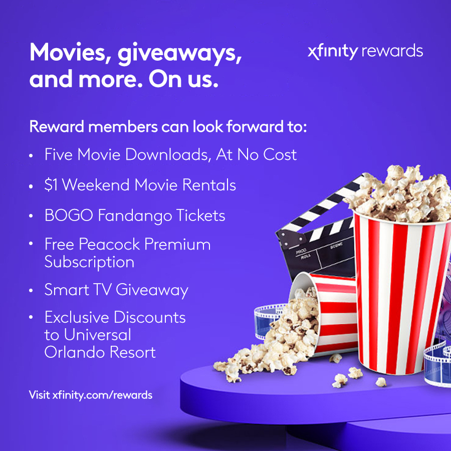 XFINITY SUMMER OF MOVIES IS BACK AND BIGGER THAN EVER WITH TONS OF FREE ENTERTAINMENT AND DISCOUNTS Comcast Midwest Region