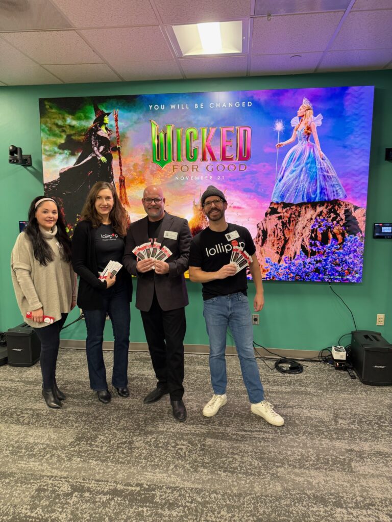 Team photo at event